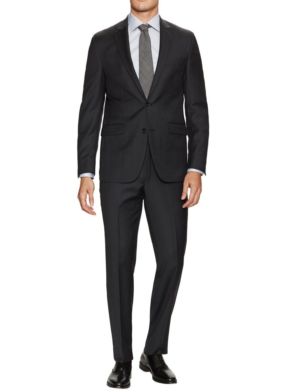 DTI GV Executive Mens Modern Fit Two Button 2 Piece Suit